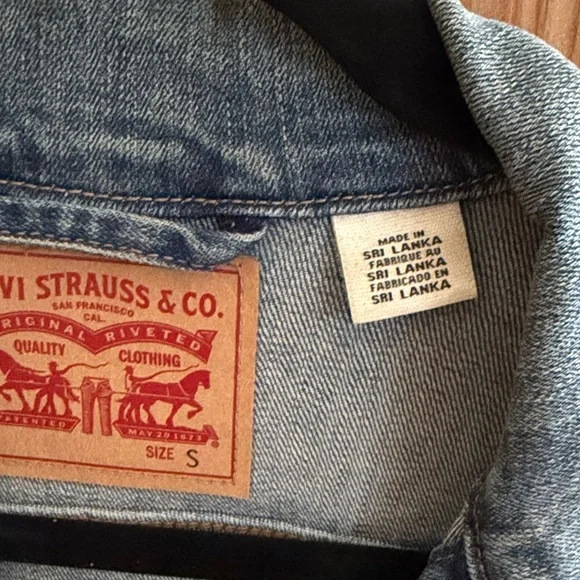 Levi's Light Blue Denim Jacket - Picture 5 of 6